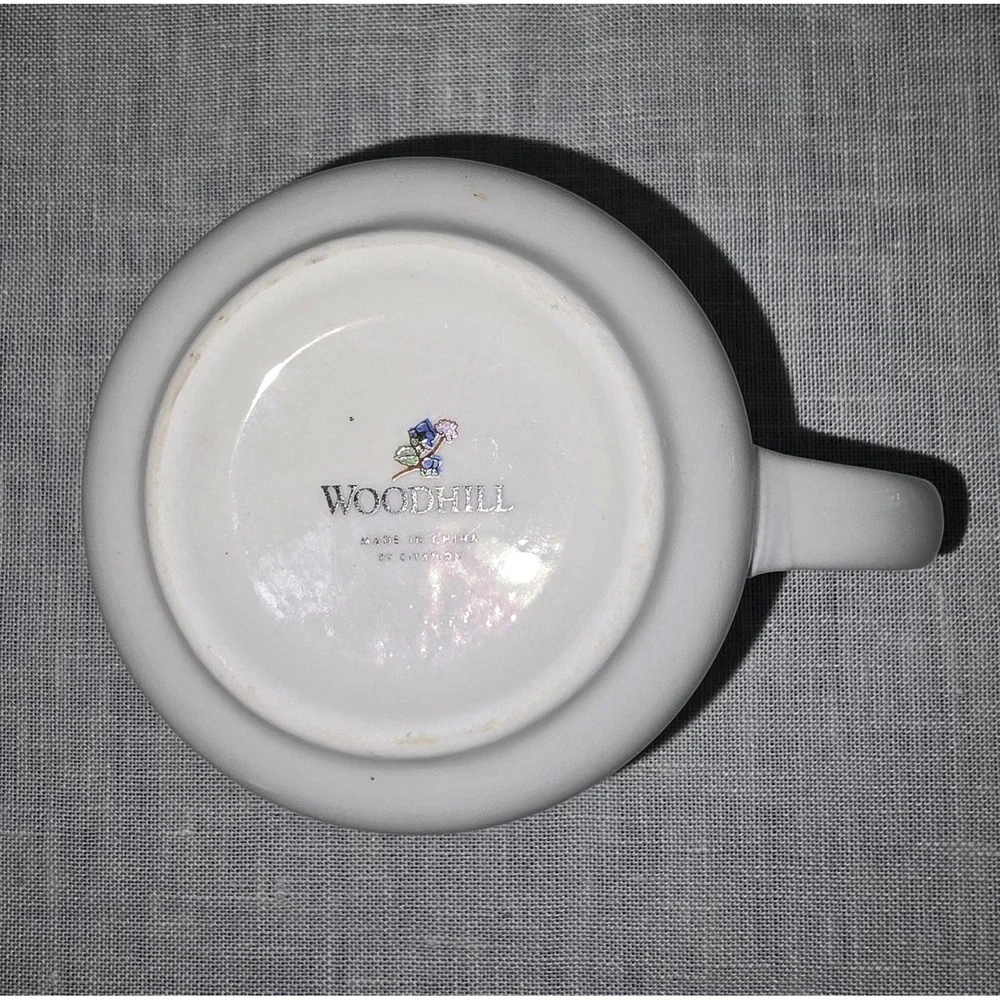 Citation Woodhill Pattern Flat Cup Stoneware China Floral Flower Tableware Mug